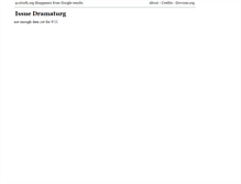 Tablet Screenshot of issuedramaturg.issuecrawler.net